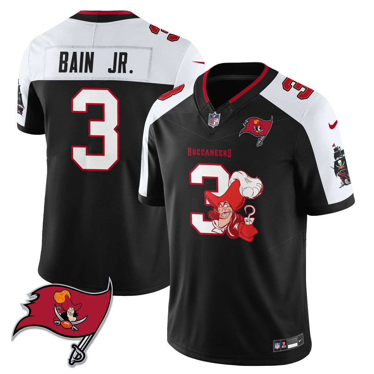 TB x Red Coat Captain Edition Vapor Jersey - Stitched