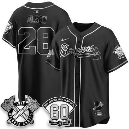 ATL 60th Anniversary Special Edition Vapor Limited Jersey - Stitched
