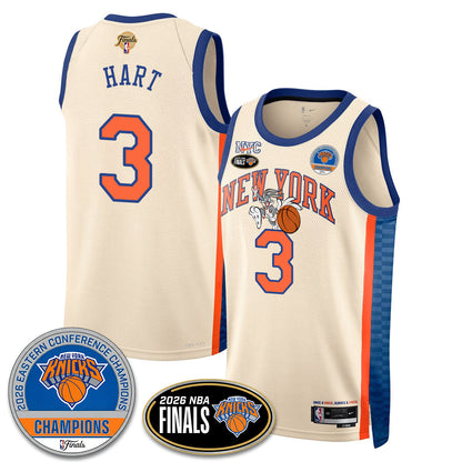 NYK 2026 NBA Eastern Conference Champions x Bunny Vapor Jersey - Stitched