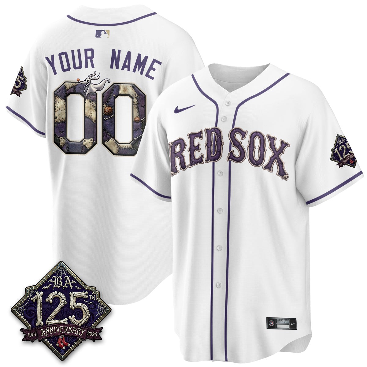BOS Nightmare Vapor Limited Custom Jersey - Stitched