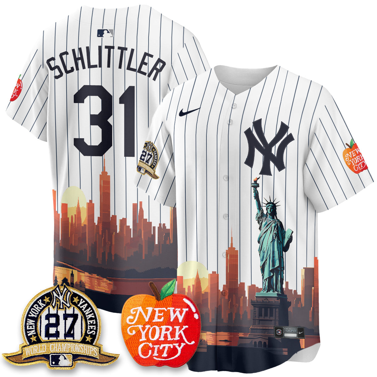 NYY City Edition Vapor Jersey - Stitched