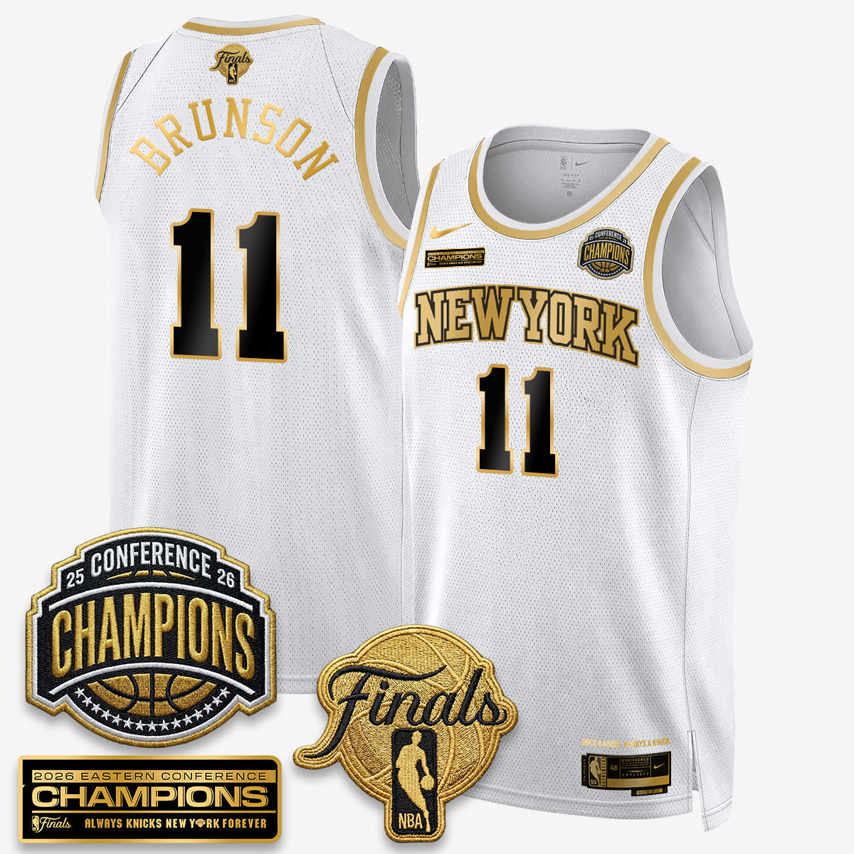 NYK 2026 NBA Eastern Conference Champions Vapor Special Edition Jersey - Stitched