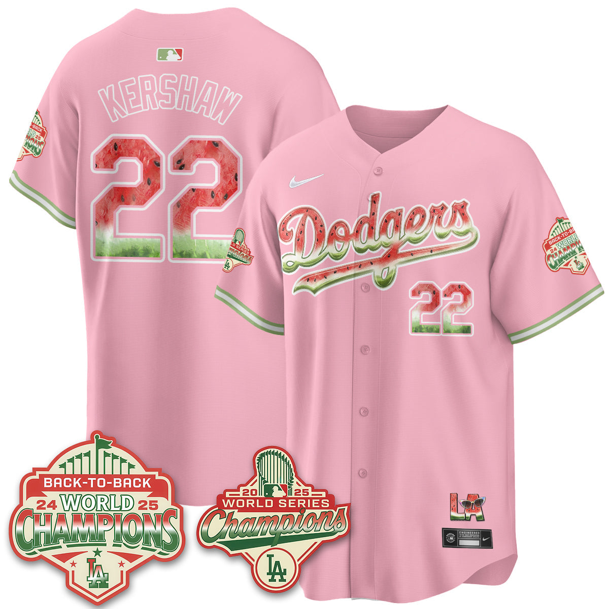 LAD National Watermelon Day Vapor Jersey - Stitched