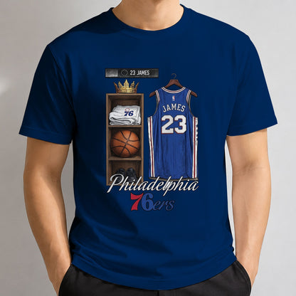 PHI LeBron James #23 One Side Printed T-shirt V2
