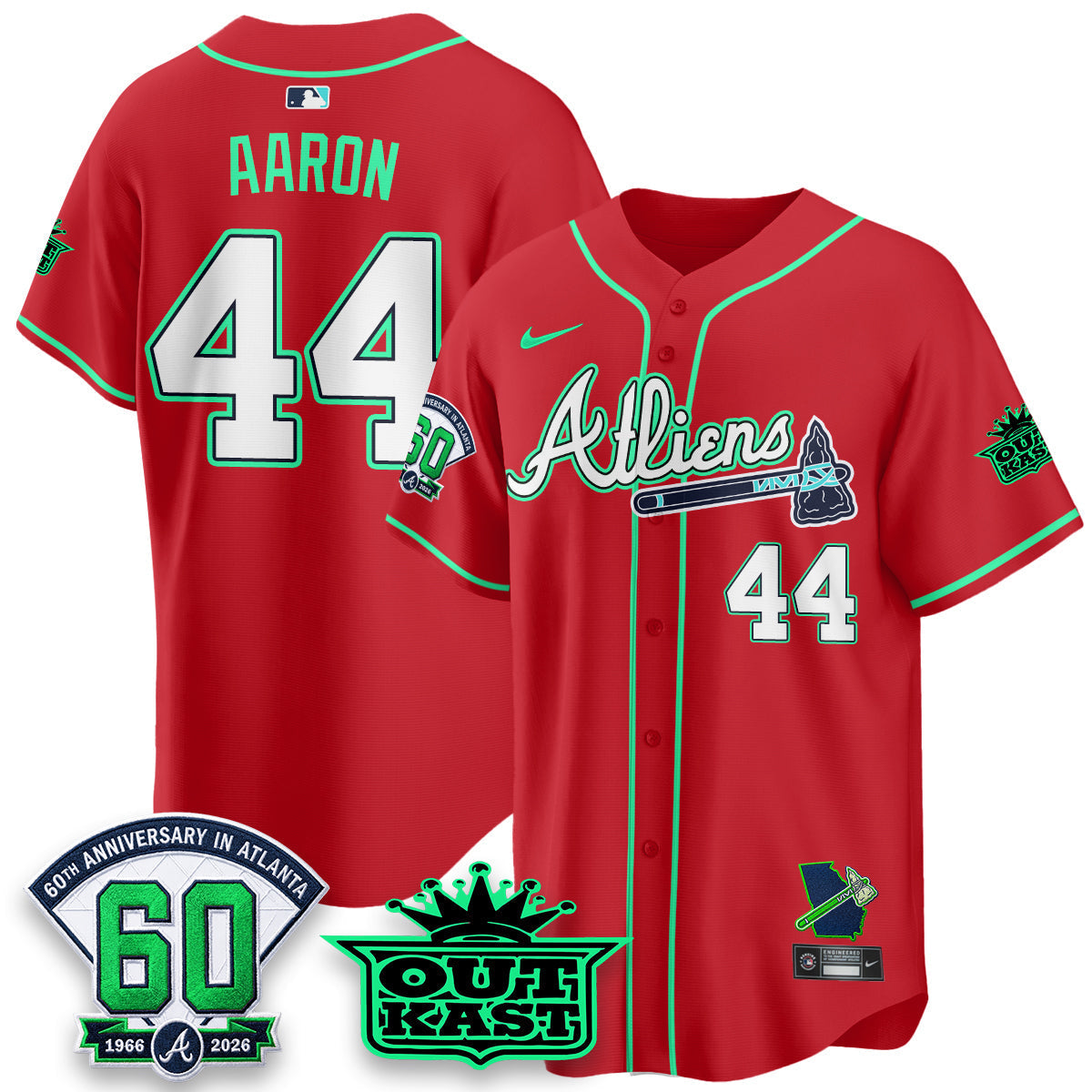 ATL x Atliens Cool Base Galaxy Version Jersey - Stitched-NQD