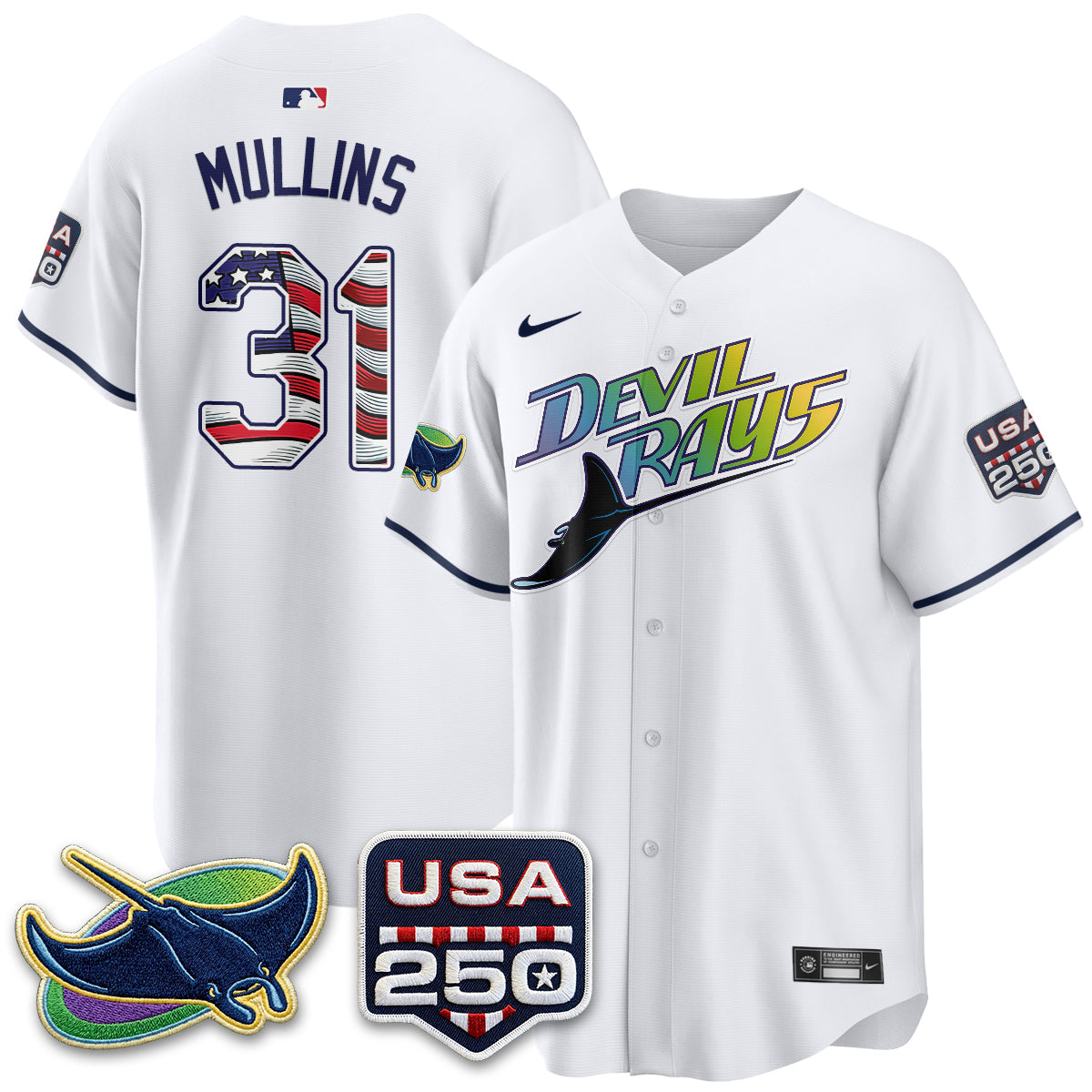 TB Independence Day USA 2026 City Connect Vapor Jersey - Stitched