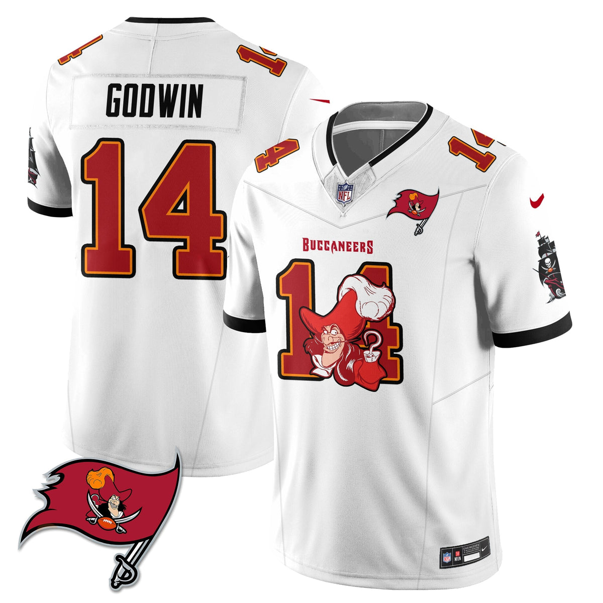 TB x Red Coat Captain Edition Vapor Jersey - Stitched