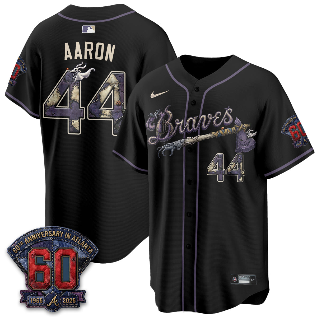 ATL Nightmare Edition Vapor Jersey - Stitched-NQD