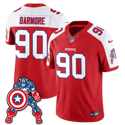 NE x Vibranium Shield Edition Vapor Jersey - Stitched