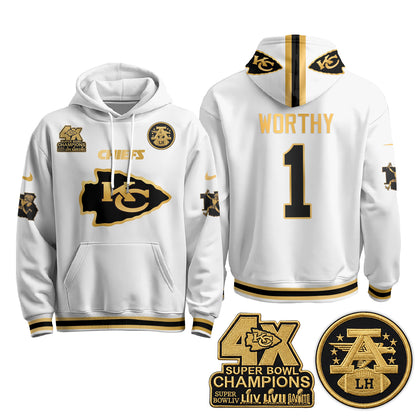 KC 4X Champs Gold Edition Hoodie - Stitched
