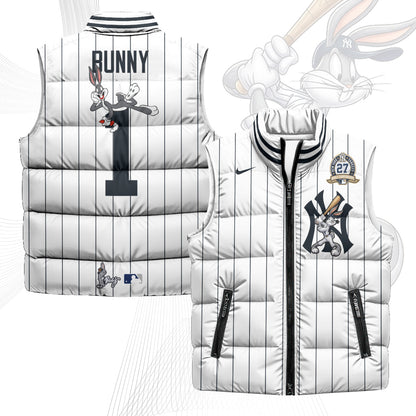 NYY Edition Unisex Puffer Vest - Printed