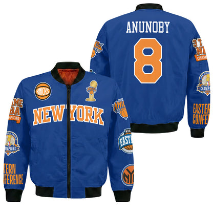 NYK 2026 NBA Finals Champions Limited Edition Bomber Jacket - Printed