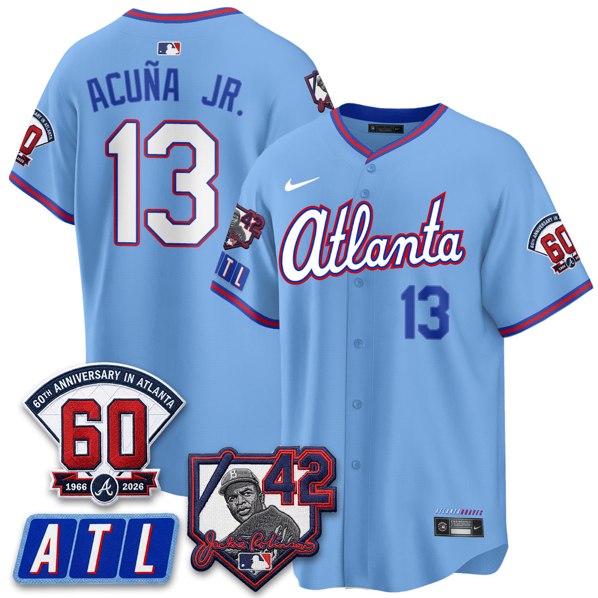 ATL 2026 Jackie Robinson Day Vapor Limited Jersey - Stitched
