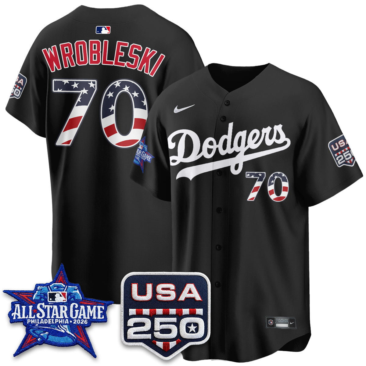 LAD 2026 All Star Edition Vapor Jersey- Stitched