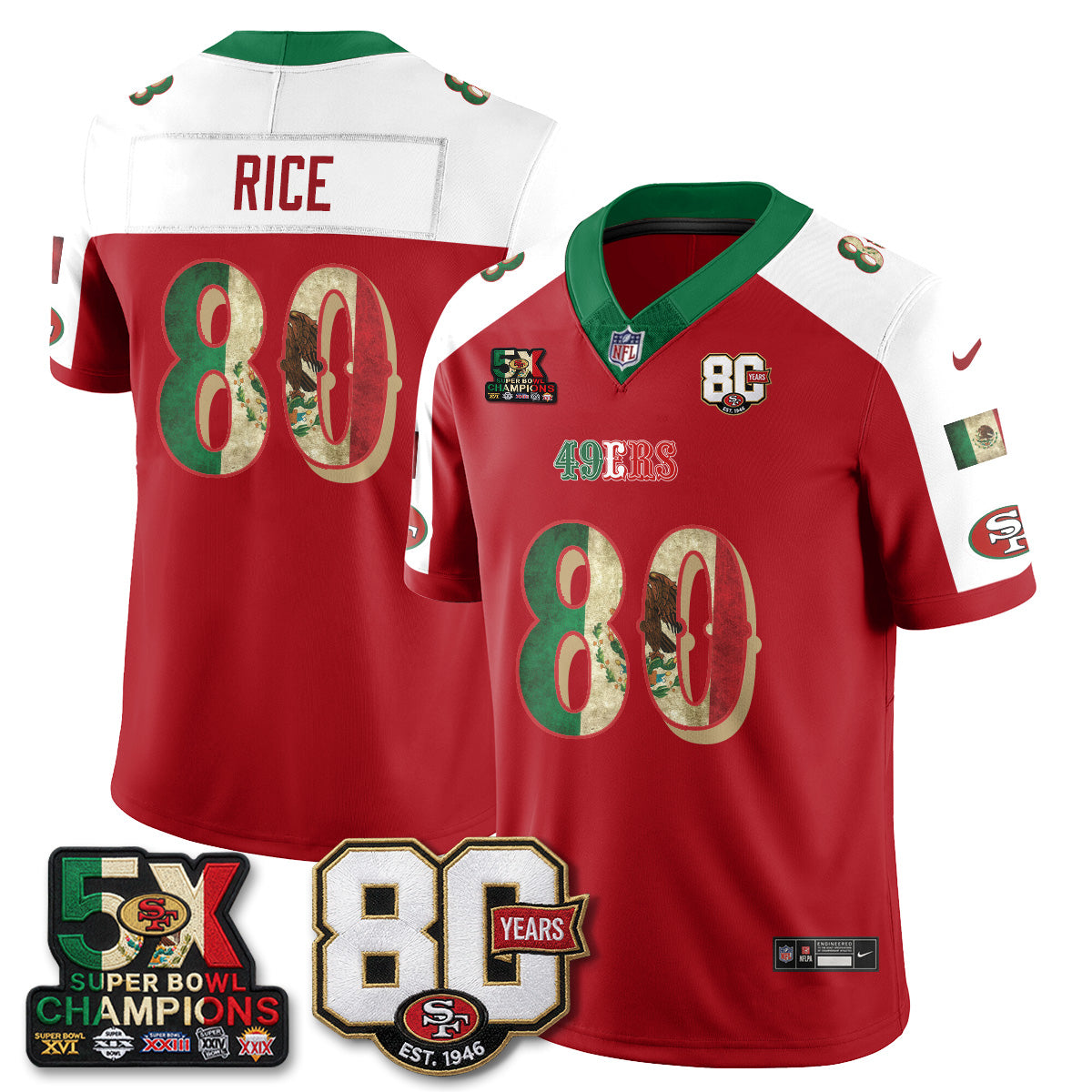 SF Mexican Edition Vapor Jersey - Stitched