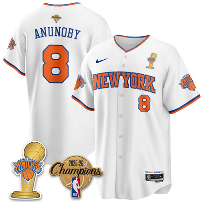 NYK 2026 NBA Champions Vapor Jersey - Stitched