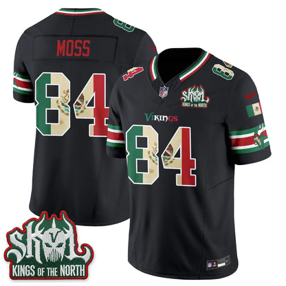 Minnesota Vikings Mexico Edition Vapor Jersey - Stitched