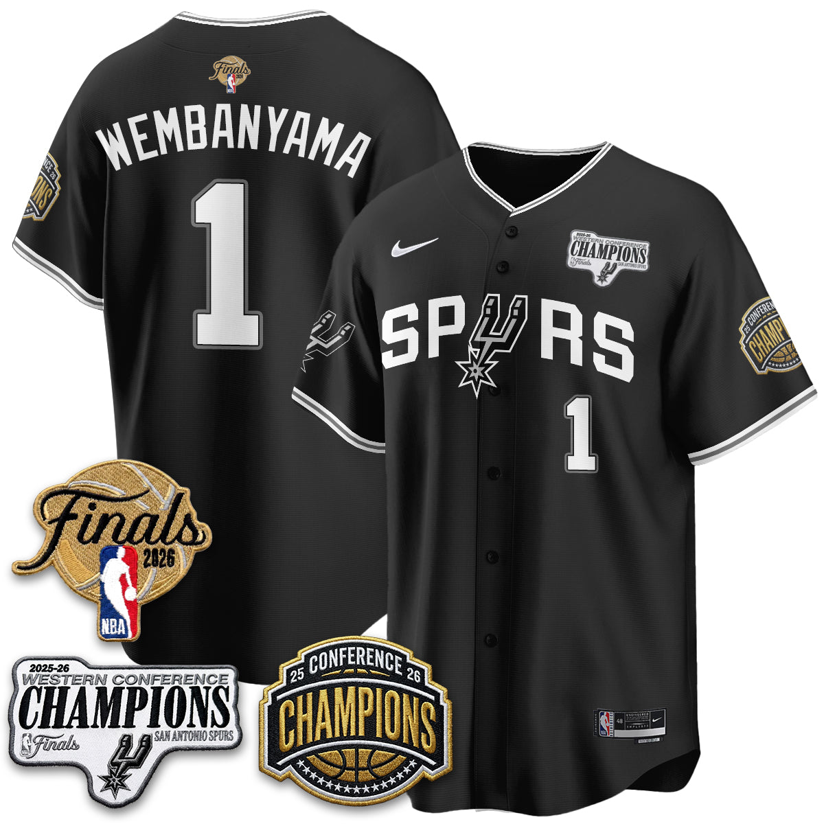 SAS 2026 Basketball Finals Vapor Jersey - Stitched