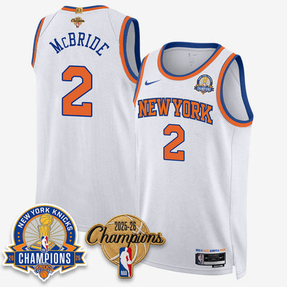 NYK 2026 Basketball Champions Special Edition Vapor Jersey V2- Stitched