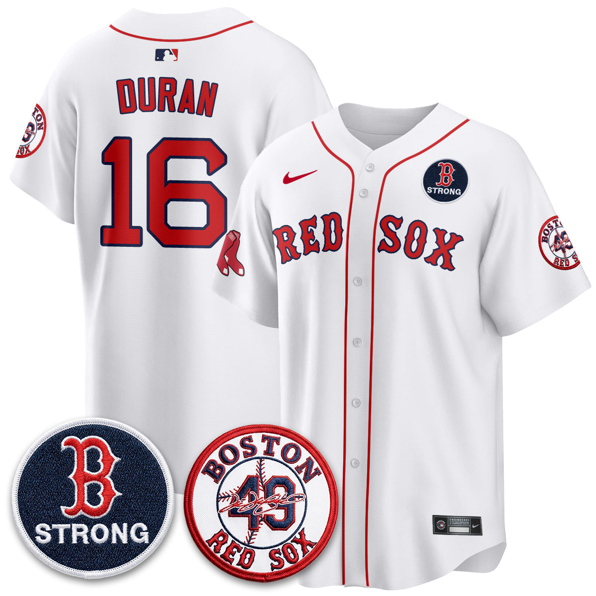 BOS Tim Wakefield Memorial Patch Vaper Premier Limited Jersey - Stitched V2