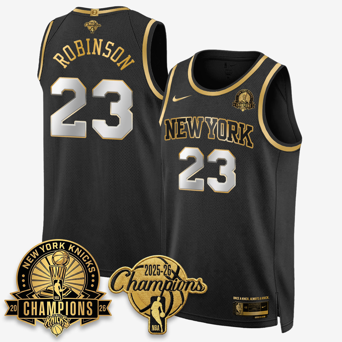 NYK 2026 Basketball Champions Special Edition Vapor Jersey V2- Stitched