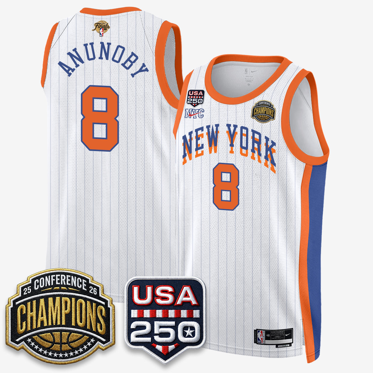 NYK 2026 NBA Eastern Conference Champions City Edition Jersey - Stitched