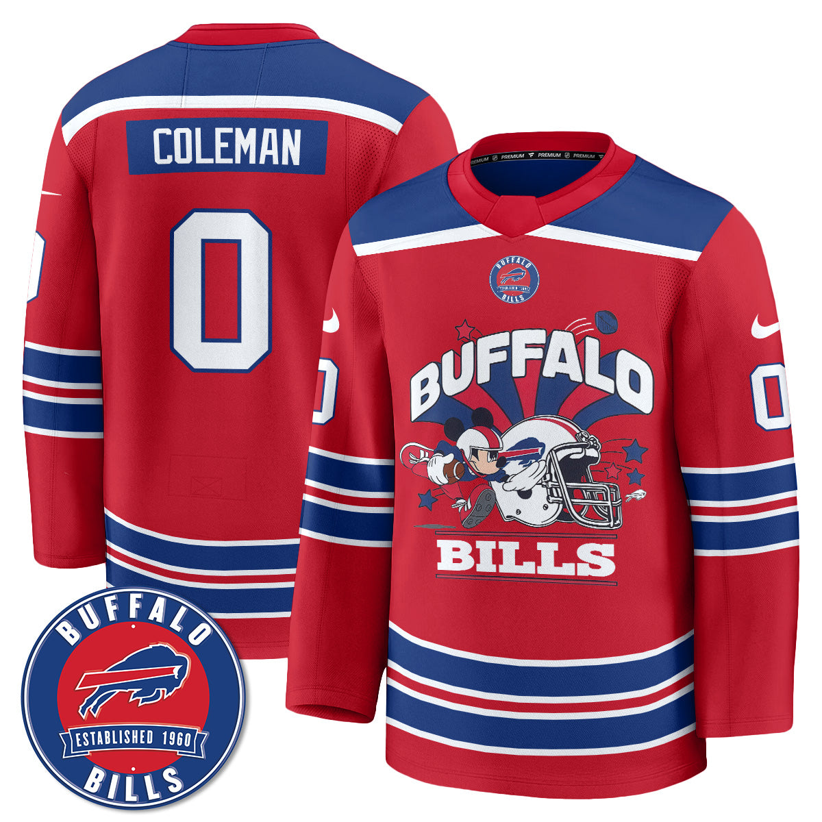 BUF x Cartoon Mouse Edition Hockey Jersey - Printed