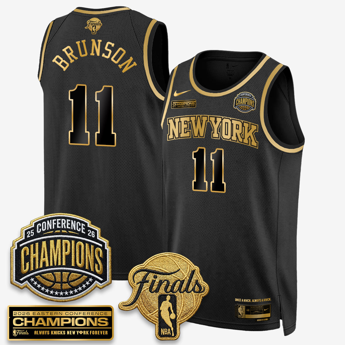 NYK 2026 NBA Eastern Conference Champions Vapor Special Edition Jersey - Stitched