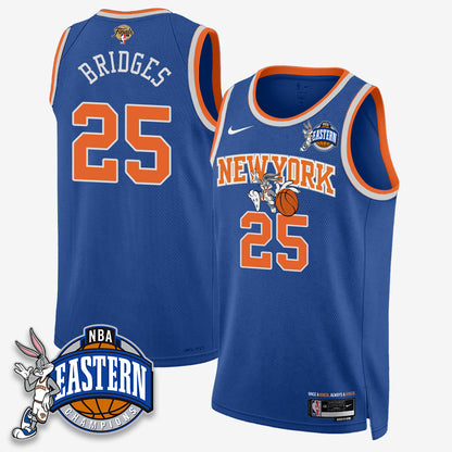 NYK 2026 NBA Finals x Bunny Vapor Jersey - Stitched