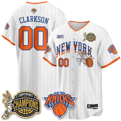 NYK 2026 NBA Finals x Bunny Vapor Jersey V2- Stitched