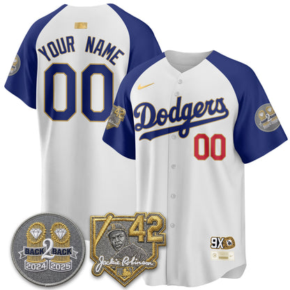 LAD -  2026 Jackie Robinson Day Vapor Custom Limited Jersey - Stitched