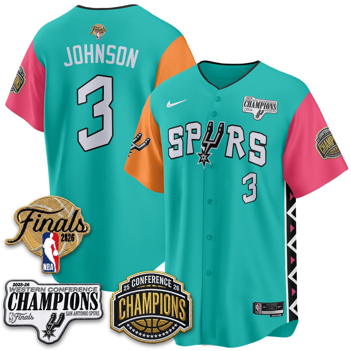 SAS 2026 Basketball Finals Vapor Jersey - Stitched