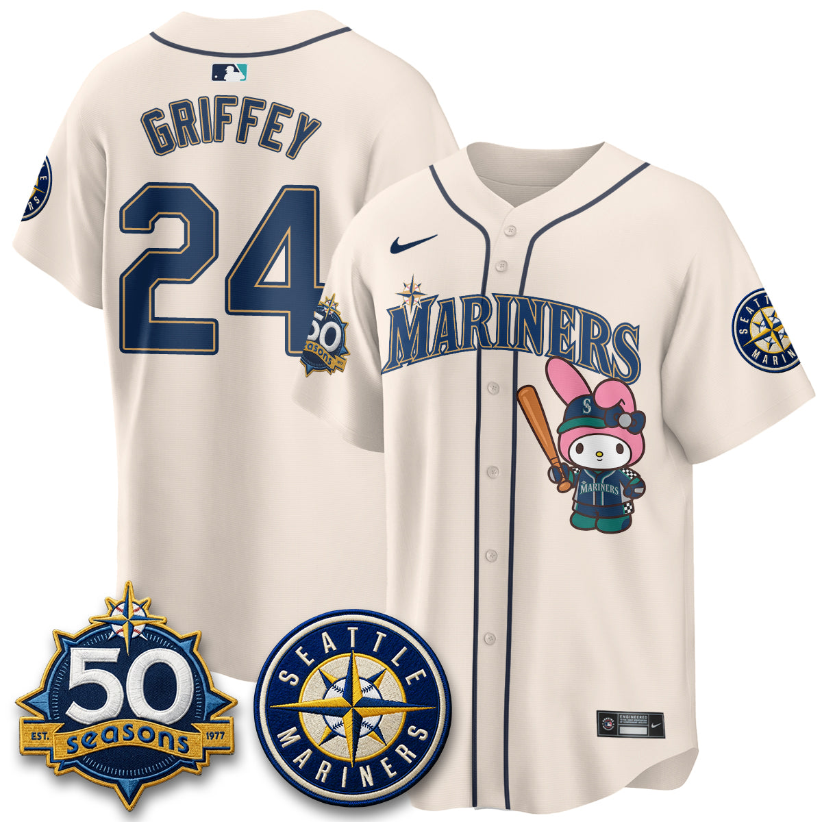 SEA x  Pink Sanrio Friend Vapor Jersey - Stitched
