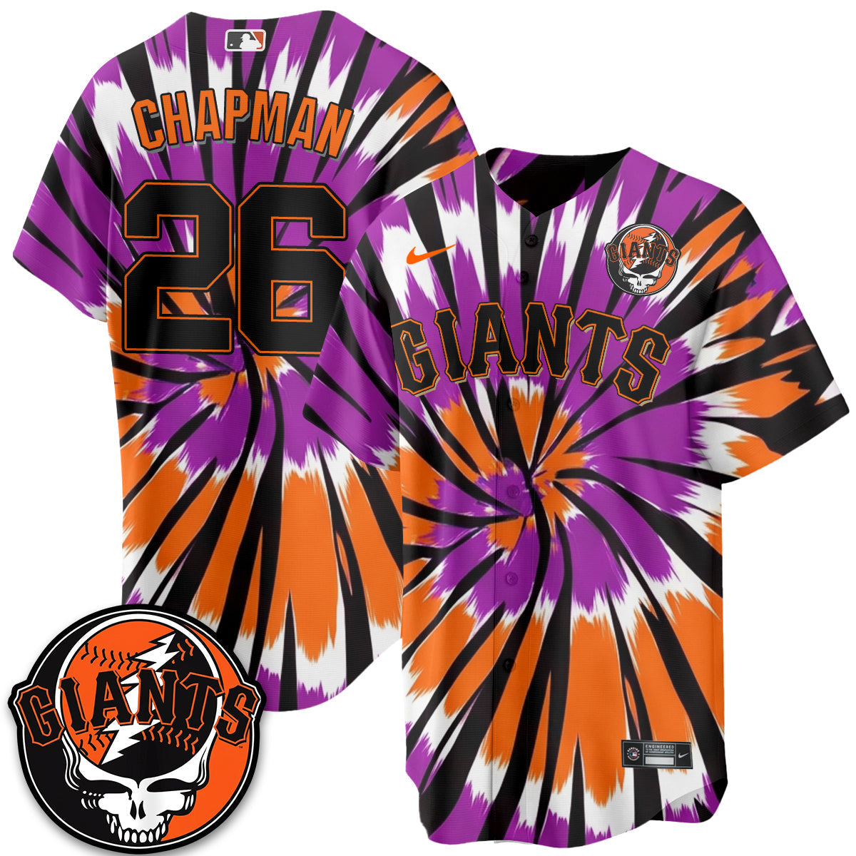 SF x Grateful Dead Vapor Jersey V2 - Stitched