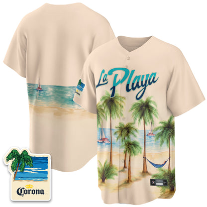 HOU Beach Connect "La Playa" Edition Vapor Jersey- Patch Stitched
