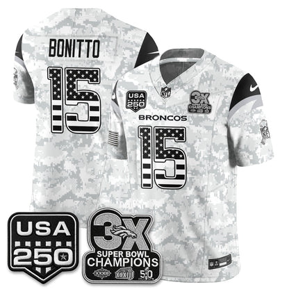 DEN 2026 Salute to Service Edition Vapor Jersey - Stitched