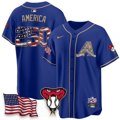 ARI 2026 Independence Day USA Vapor Limited Jersey - Stitched
