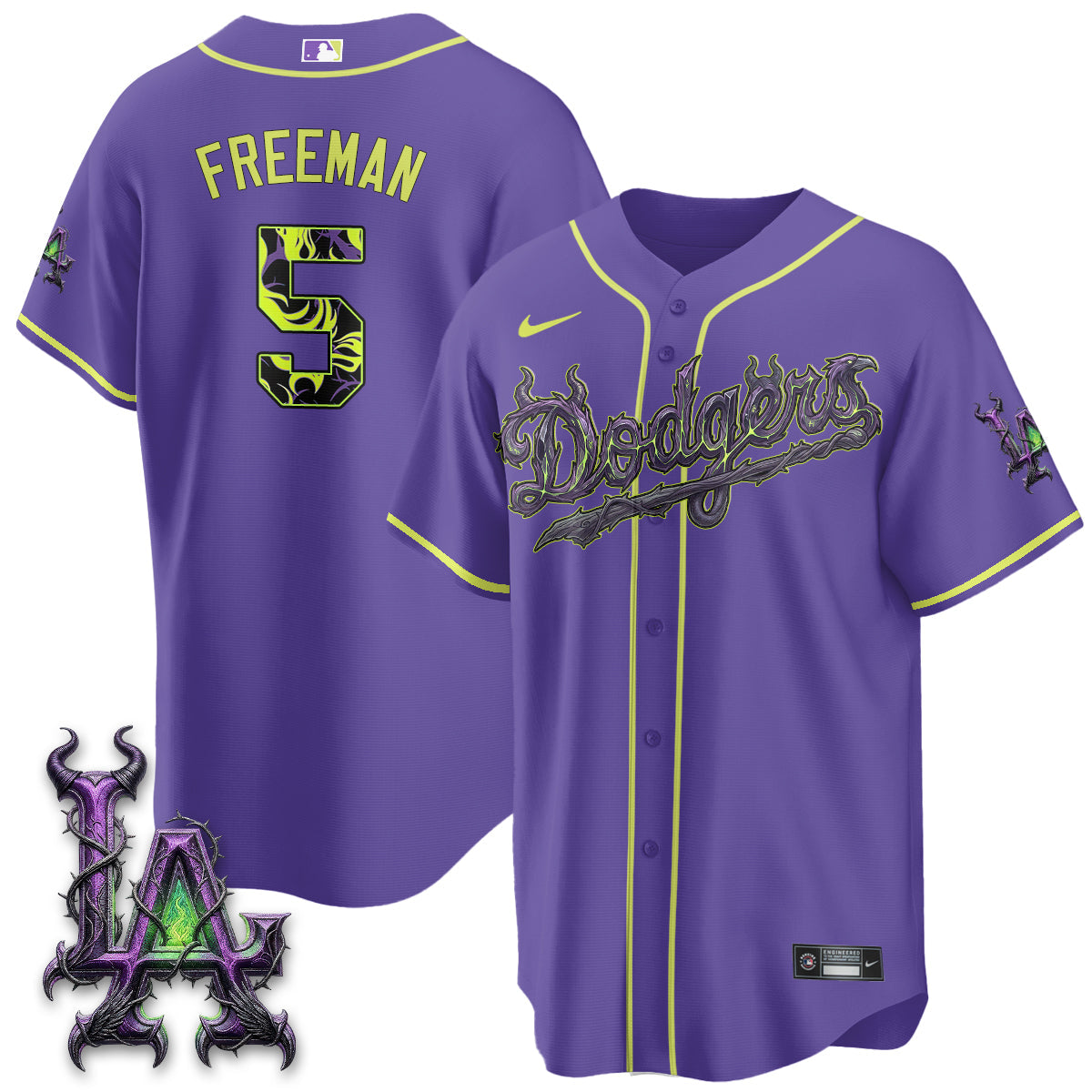 LAD Villains Halloween - Horned Queen Vapor Jersey- Stitched