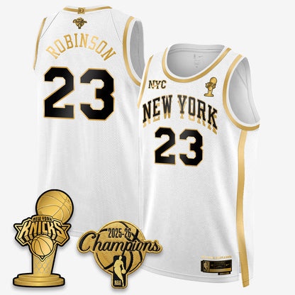 NYK 2026 NBA Champions Gold Edition Vapor Jersey - Stitched