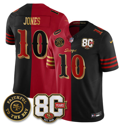 SF “Rivalries” Vapor Limited Jersey - Faithful To The Bay Patch - Stitched