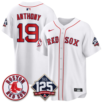 BOS 125th Anniversary Patch Vapor Jersey - Stitched-DTD