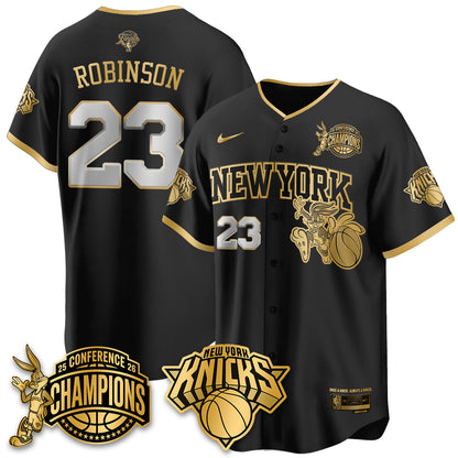 NYK 2026 NBA Finals x Bunny Vapor Jersey V2- Stitched