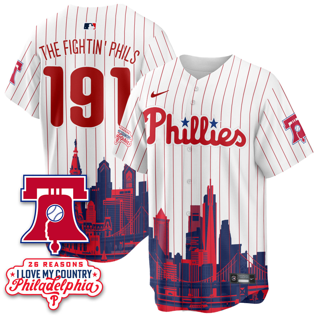 PHI "26 Reasons I Love My Country" Edition Vapor Jersey - Stitched