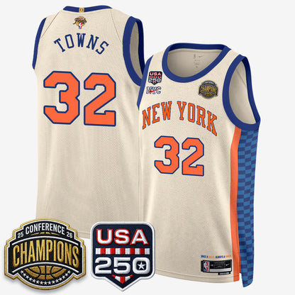 NYK 2026 NBA Eastern Conference Champions City Edition Jersey V2- Stitched