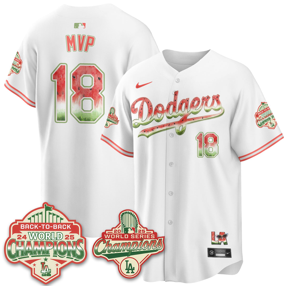 LAD National Watermelon Day Vapor Jersey - Stitched