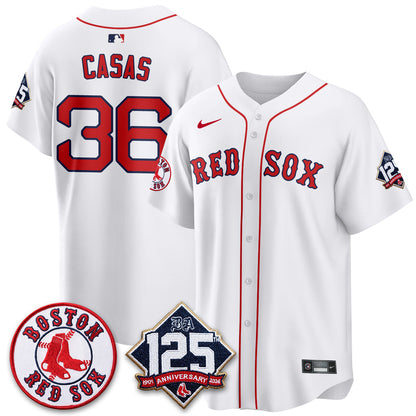 BOS 125th Anniversary Patch Vapor Jersey - Stitched-DTD