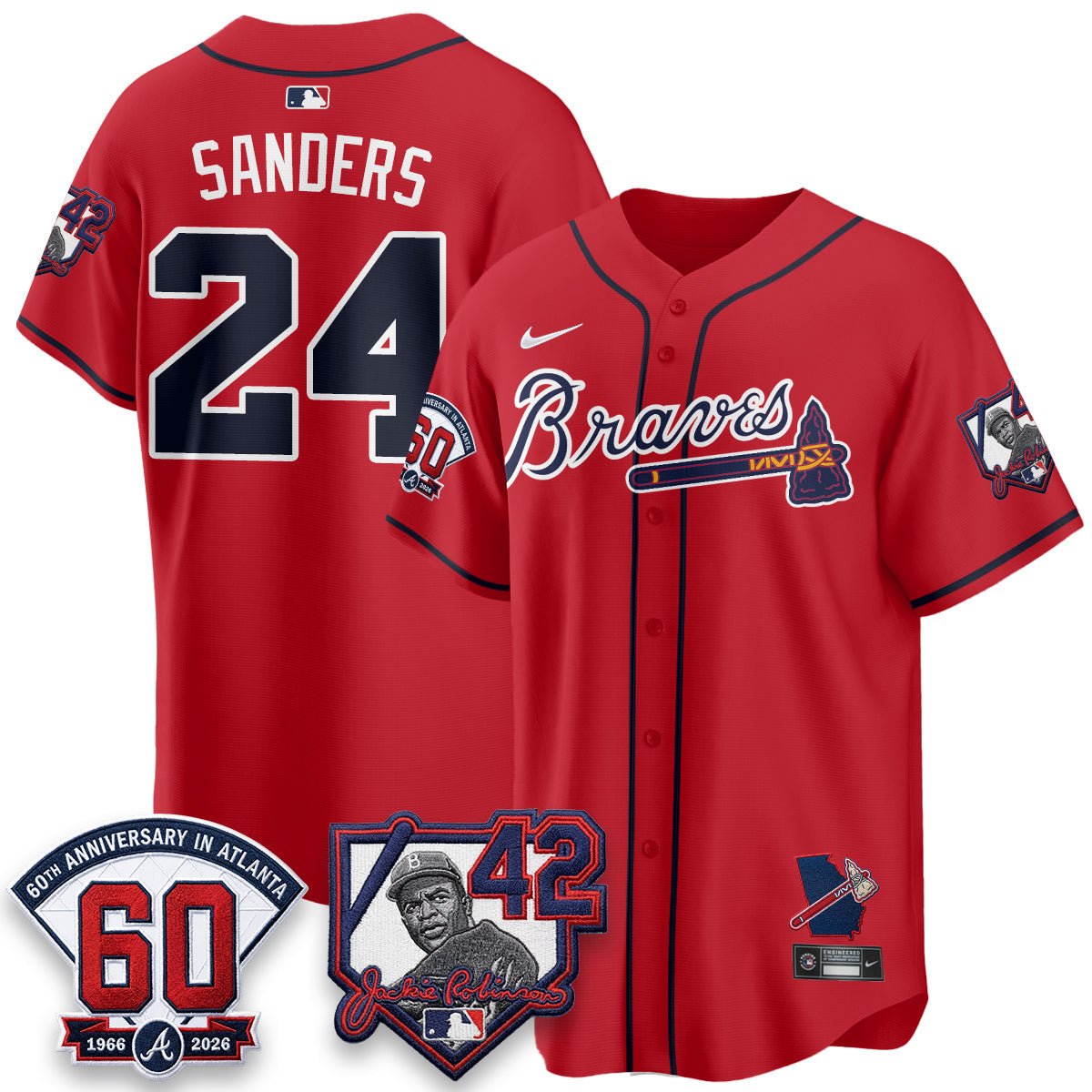 ATL 2026 Jackie Robinson Day Vapor Limited Jersey - Stitched