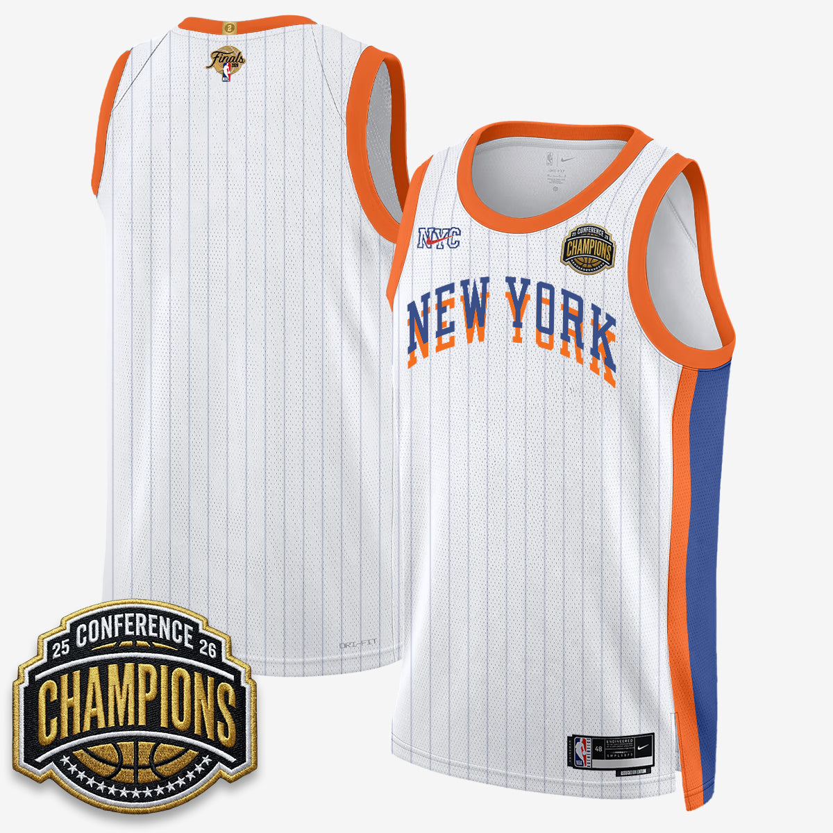 NYK 2026 NBA Finals City Edition Jersey V3- Stitched