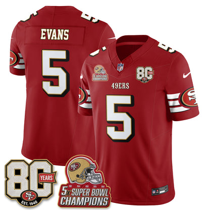 SF Throwback Vapor Jersey - Stitched