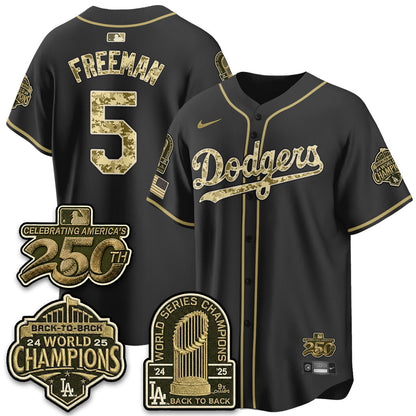 LAD Military Appreciation Game Day Jersey V2 - Stitched